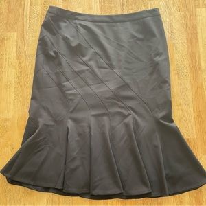 Lafayette 148 New York Virgin Wool Ruffle Skirt size 12